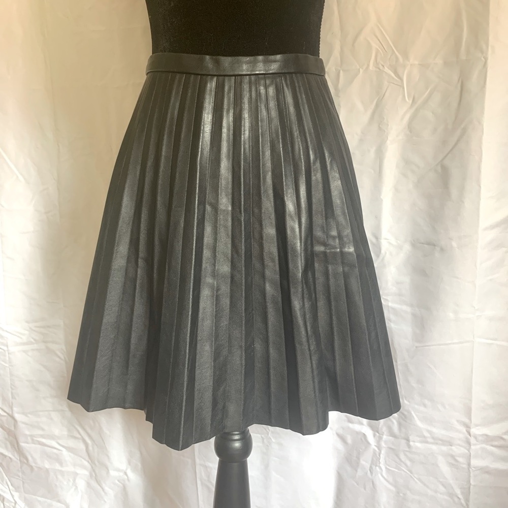 J.Crew leather skirt